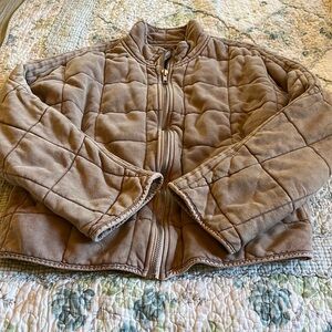 Free people Dolman quilted knit jacket
